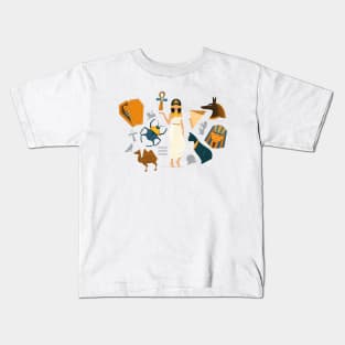 Egyptian history pharaoh Kids T-Shirt